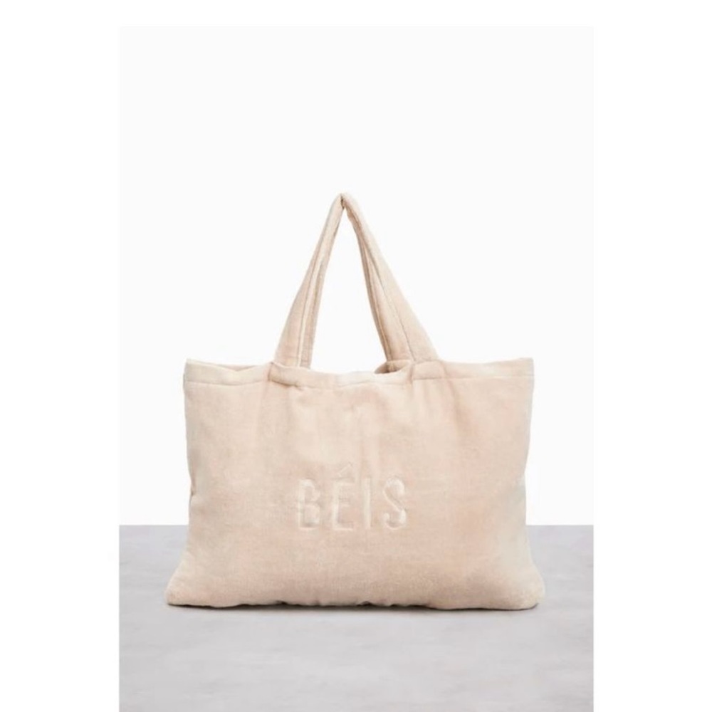 Beis - Terry Towel Tote and Inflatable Pillow